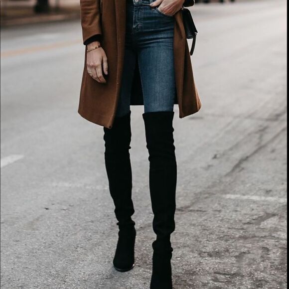 Black over The knee boots - Picture 1 of 4